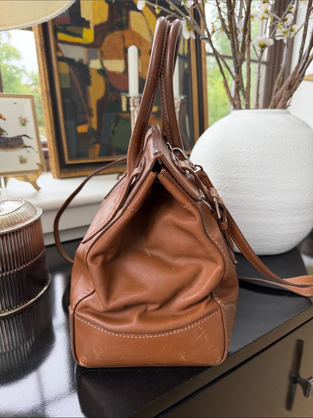 Ralph Lauren Soft Ricky Calfskin Hobo Bag - Picture 4 of 17